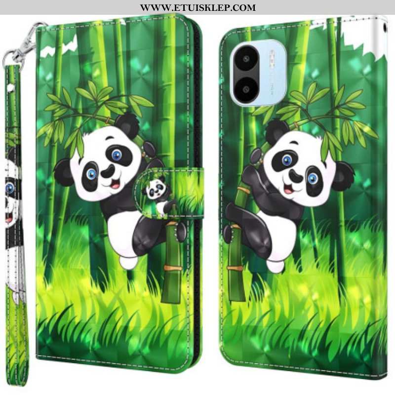 Etui Folio do Xiaomi Redmi A1 Panda I Bambus